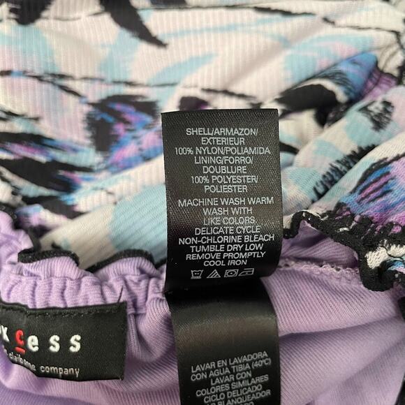 Axcess Size Large Pastel Mesh Babydoll Top Romantic Y2K Feminine Fairy Coquette - Picture 6 of 10